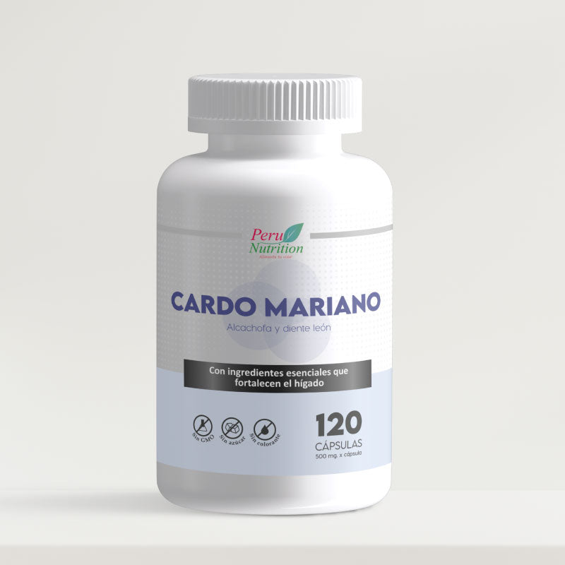 Cardo Mariano - Silimarina, salud del hígado