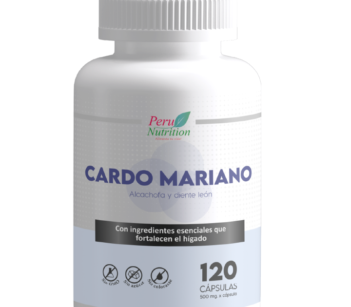 Cardo Mariano - Silimarina, salud del hígado