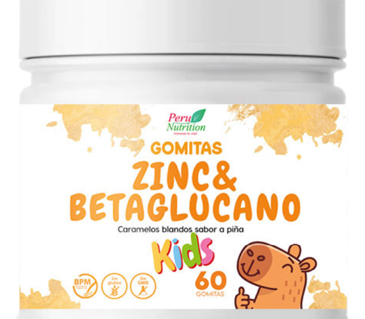 Gomitas kids Zinc & Betaglucano