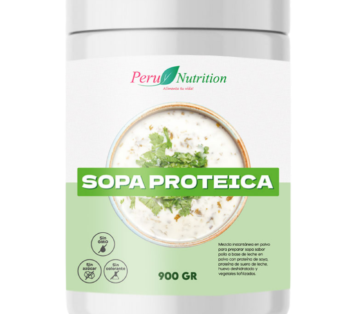 Sopa proteíca